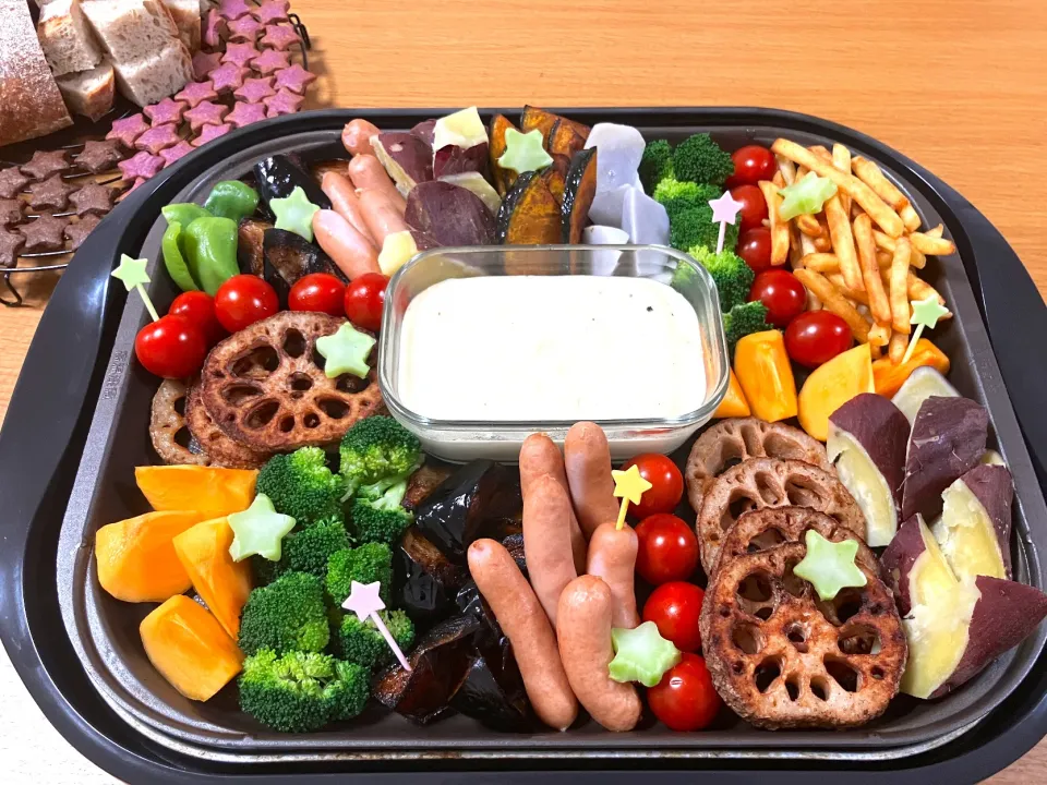 ＊Happy Halloween🎃＊華やかチーズフォンデュで秋の収穫祭＊|＊抹茶＊さん