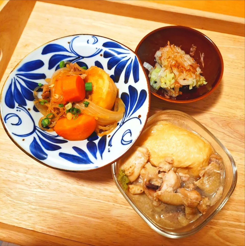 肉じゃが、不思議な煮物、他|みいさん