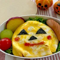 ハロウィン風オムライス弁当🎃|花🍀さん