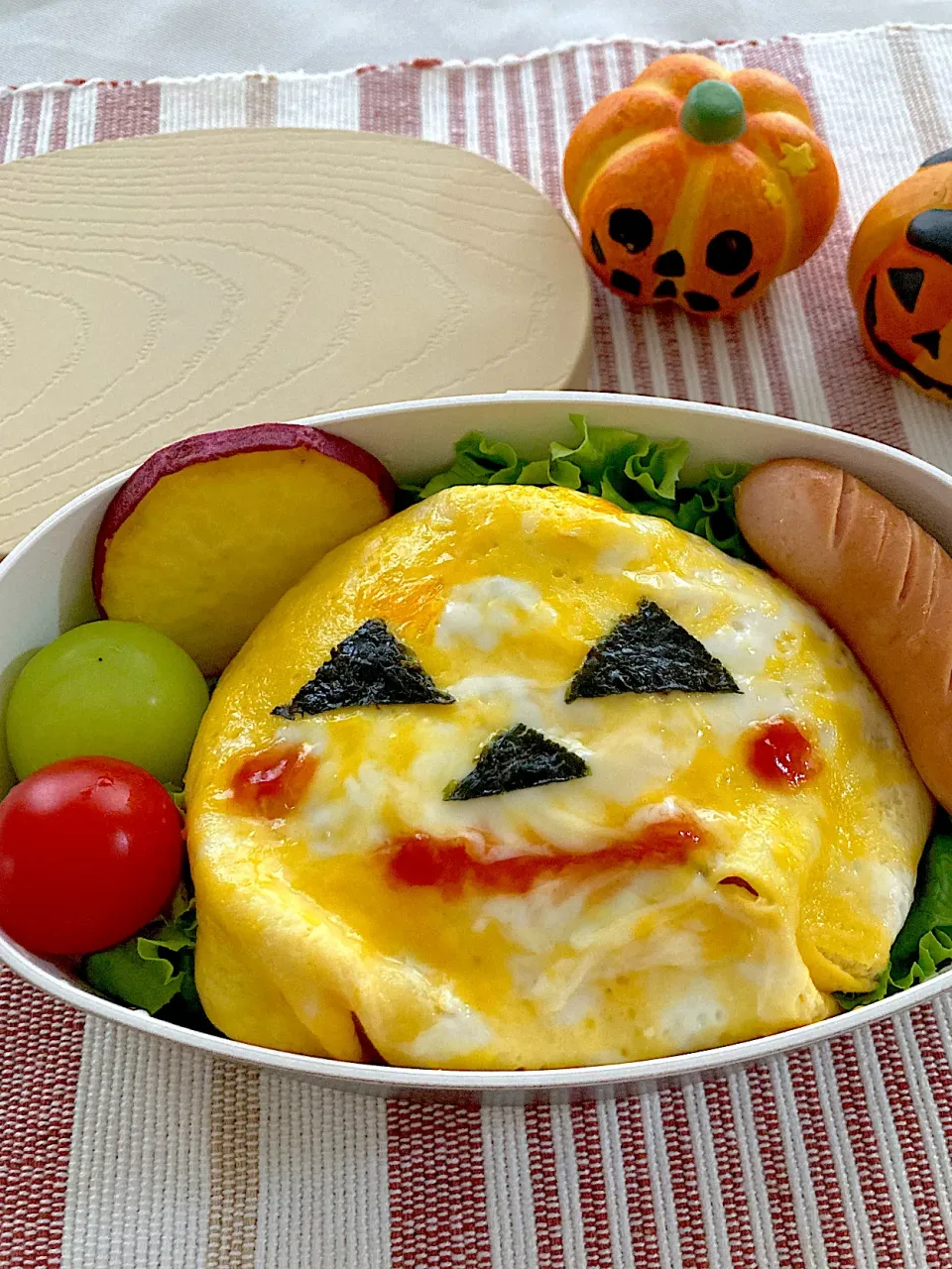 ハロウィン風オムライス弁当🎃|花🍀さん