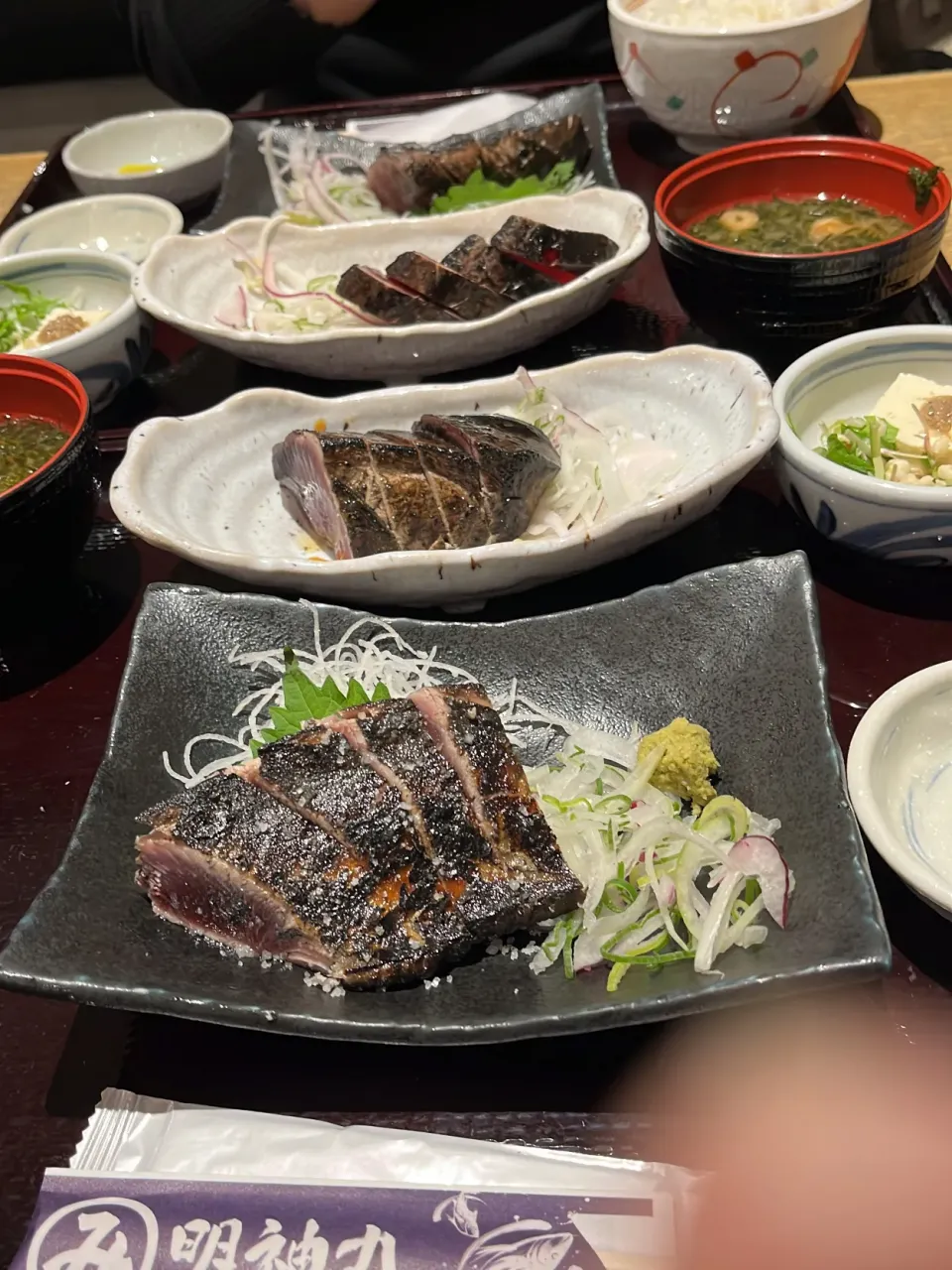 鰹のたたき定食。メッチャ美味しかった❣️|tamemitiさん