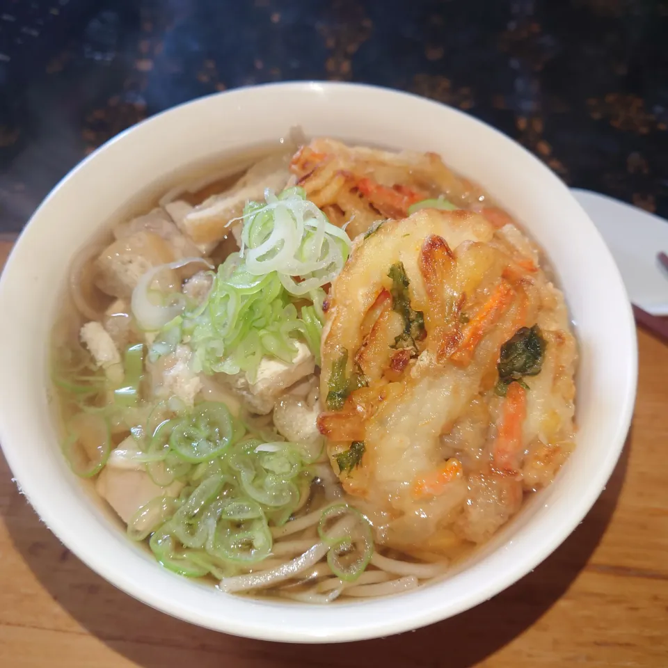 かき揚げそば|かおぴさん