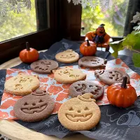 ハロウィンスタンプクッキー🎃