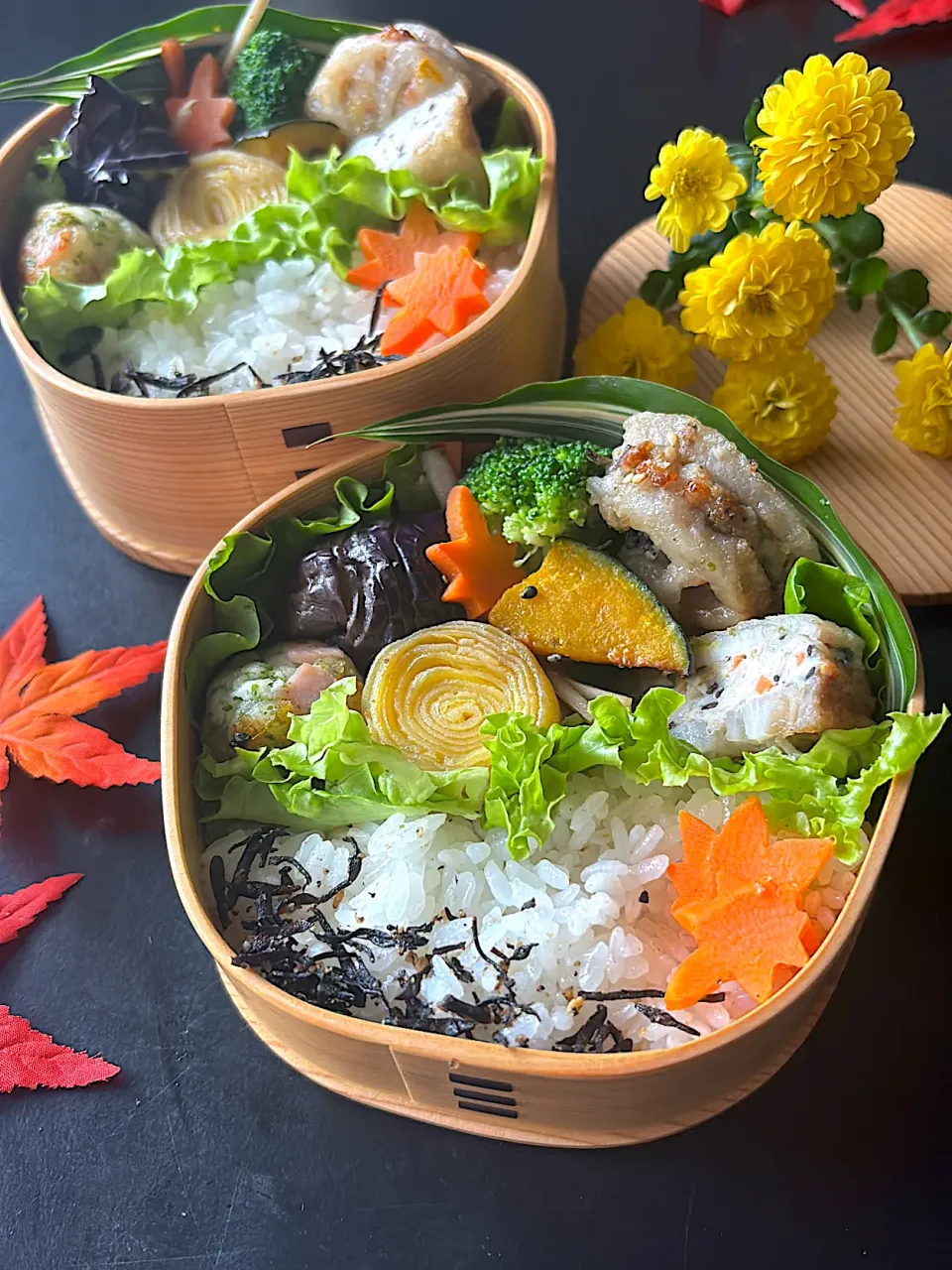 ふたりの小さなお弁当🍱 ~蓮根のはさみ揚げ|とんちんさん