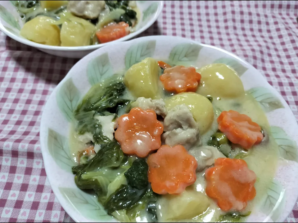 白菜菜のクリーム煮|みよぱさん