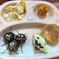 ハロウィンプレート　ママ作|小次郎さん