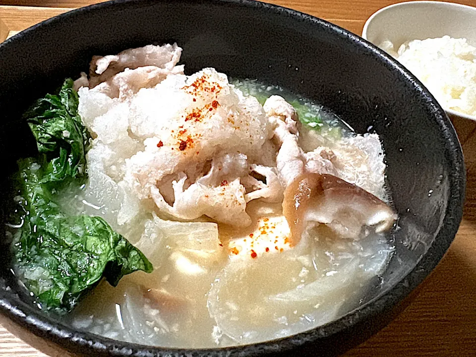 みぞれ鍋|海山つぶさん