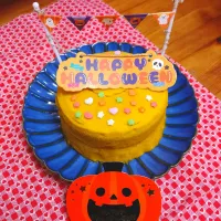 👻🎃HappyHalloweenかぼちゃのしっとりケーキ🎂🎃👻