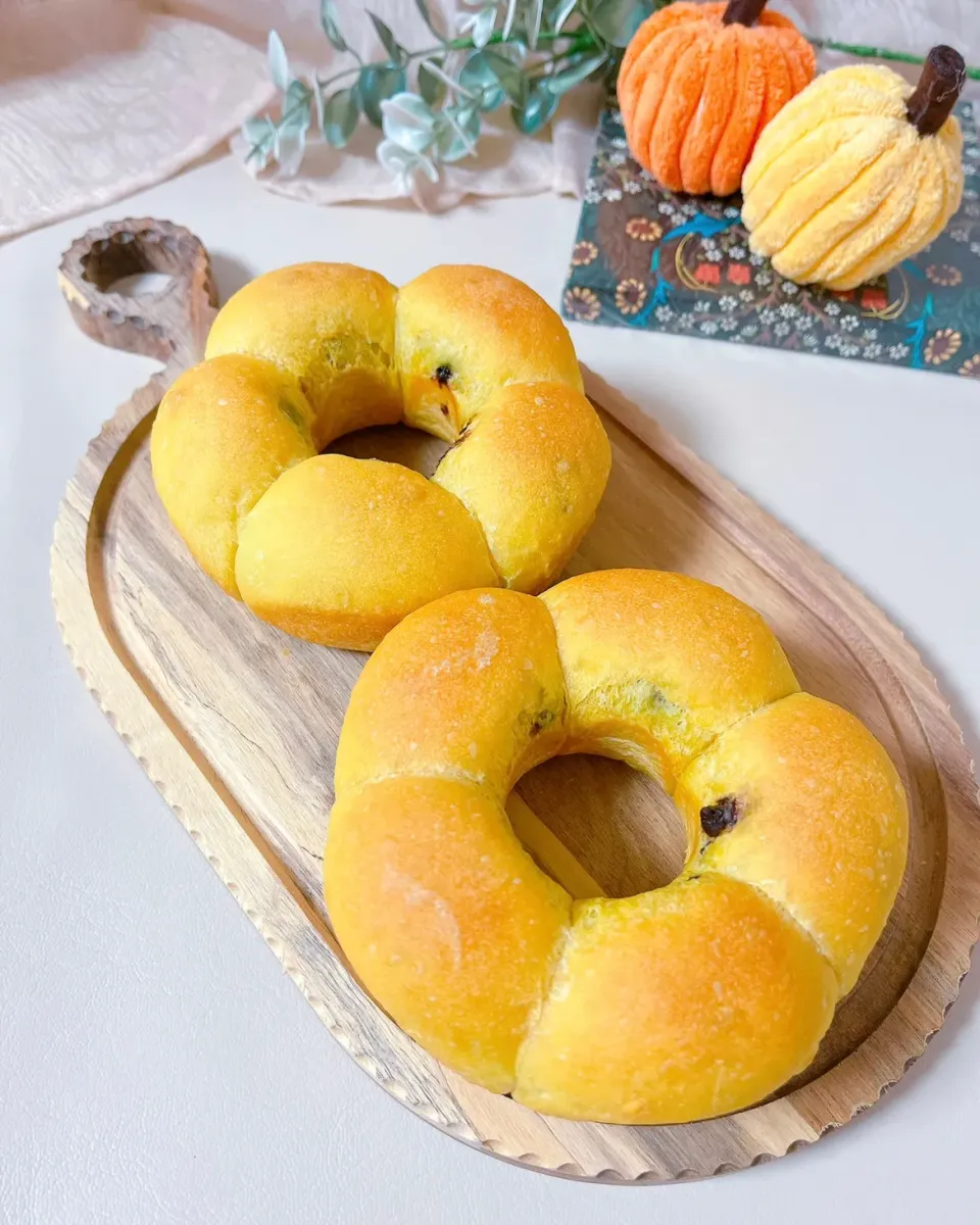 かぼちゃのチョコリングパン|mai＊さん