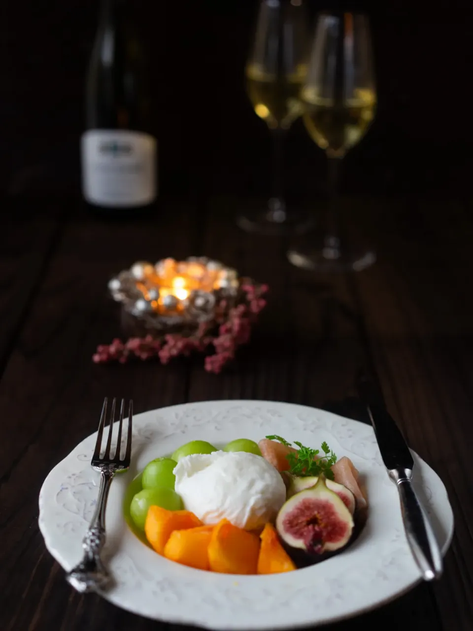 ブッラータチーズと秋のフルーツサラダ|葉月さん