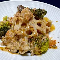 蓮根とブロッコリー🥦エビのサラダ| サチさん