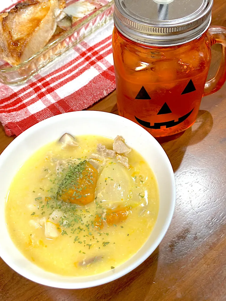ハロウィン🎃カボチャのシチュー|YoShiさん