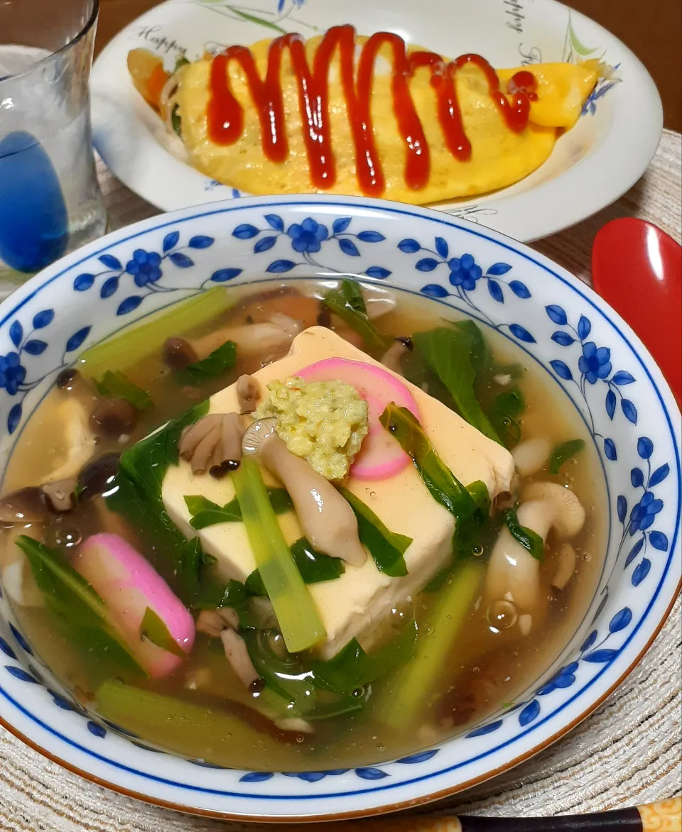 温奴のキノコ餡掛け～✨|びせんさん