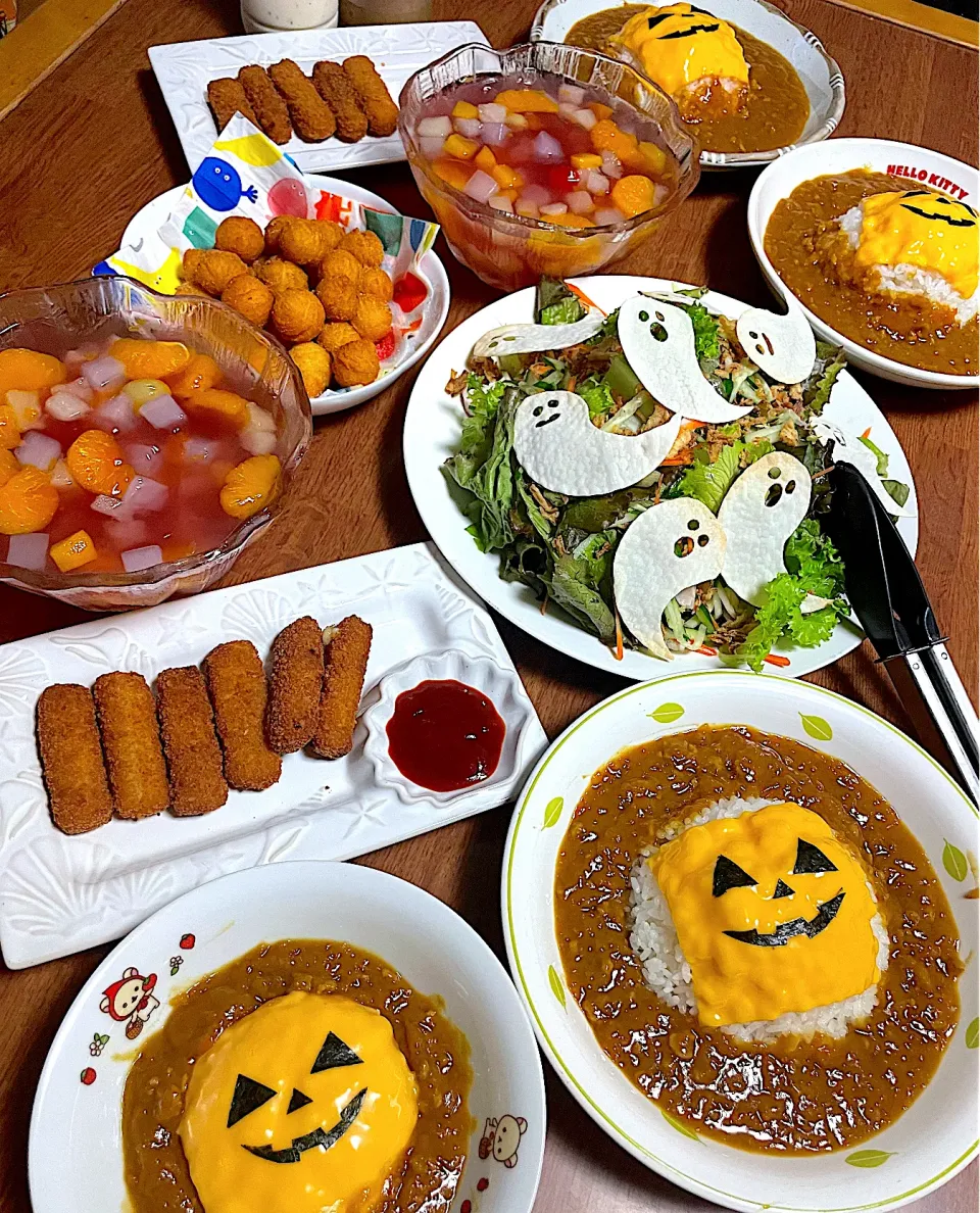 ハロウィンごはん🎃|かなさん