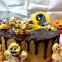 抹茶シフォンケーキハロウィーン|もーやんさん