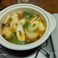 休みのく2025/10/31家居酒屋「秋田県名物新米あきたこまちきりたんぽ鍋」|Tarou  Masayukiさん