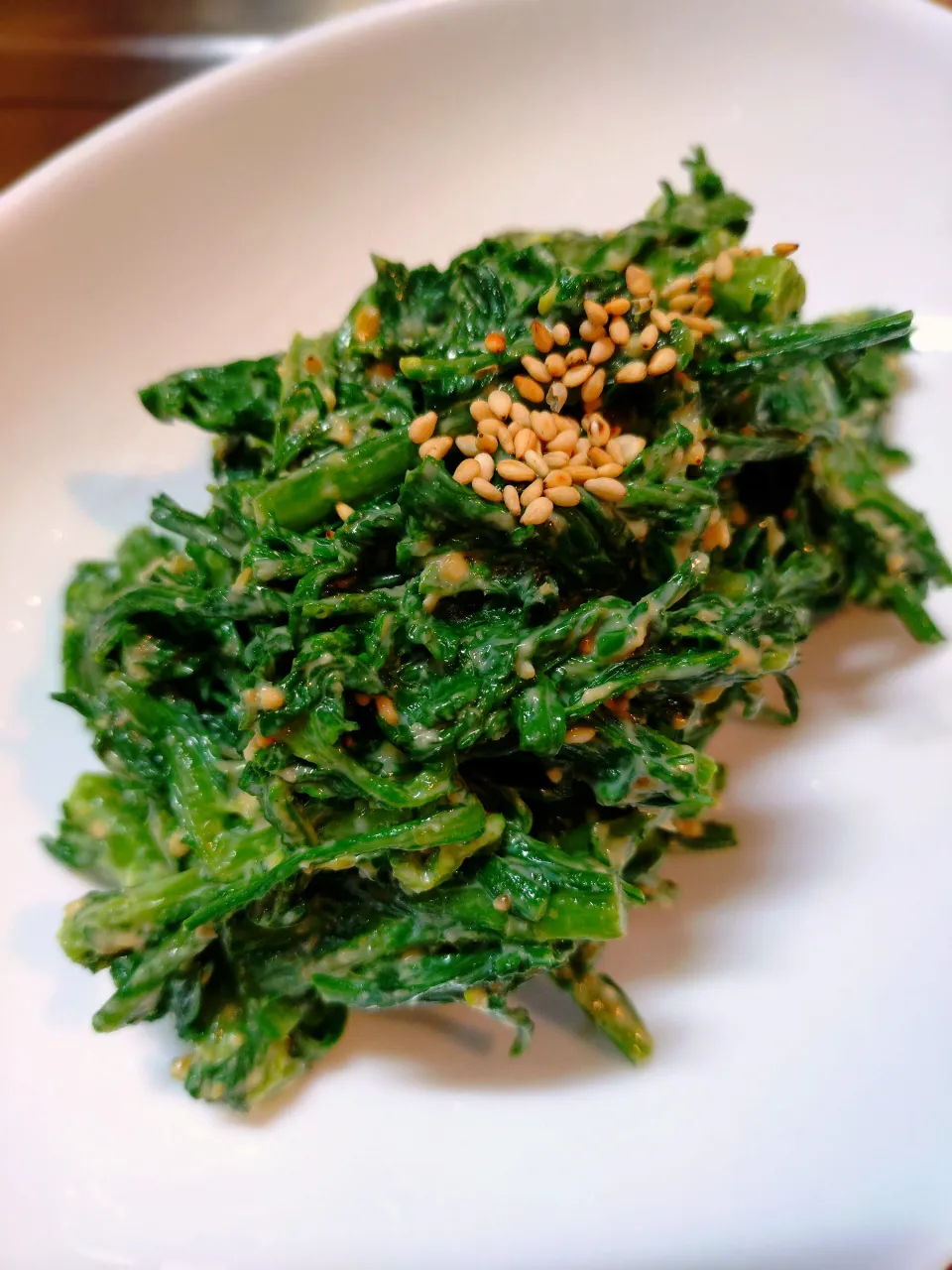 春菊のからし味噌󠄀和え|はるみさん