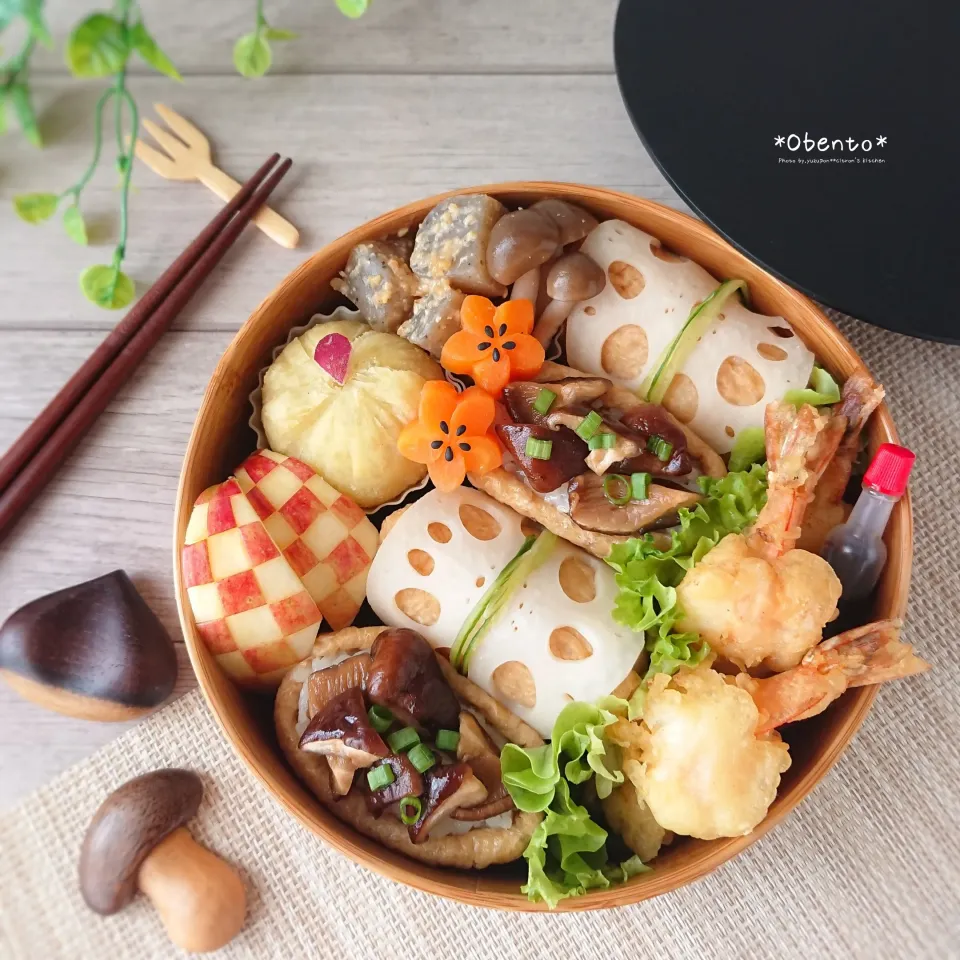 秋の行楽いなり弁当|ゆずぽんさん