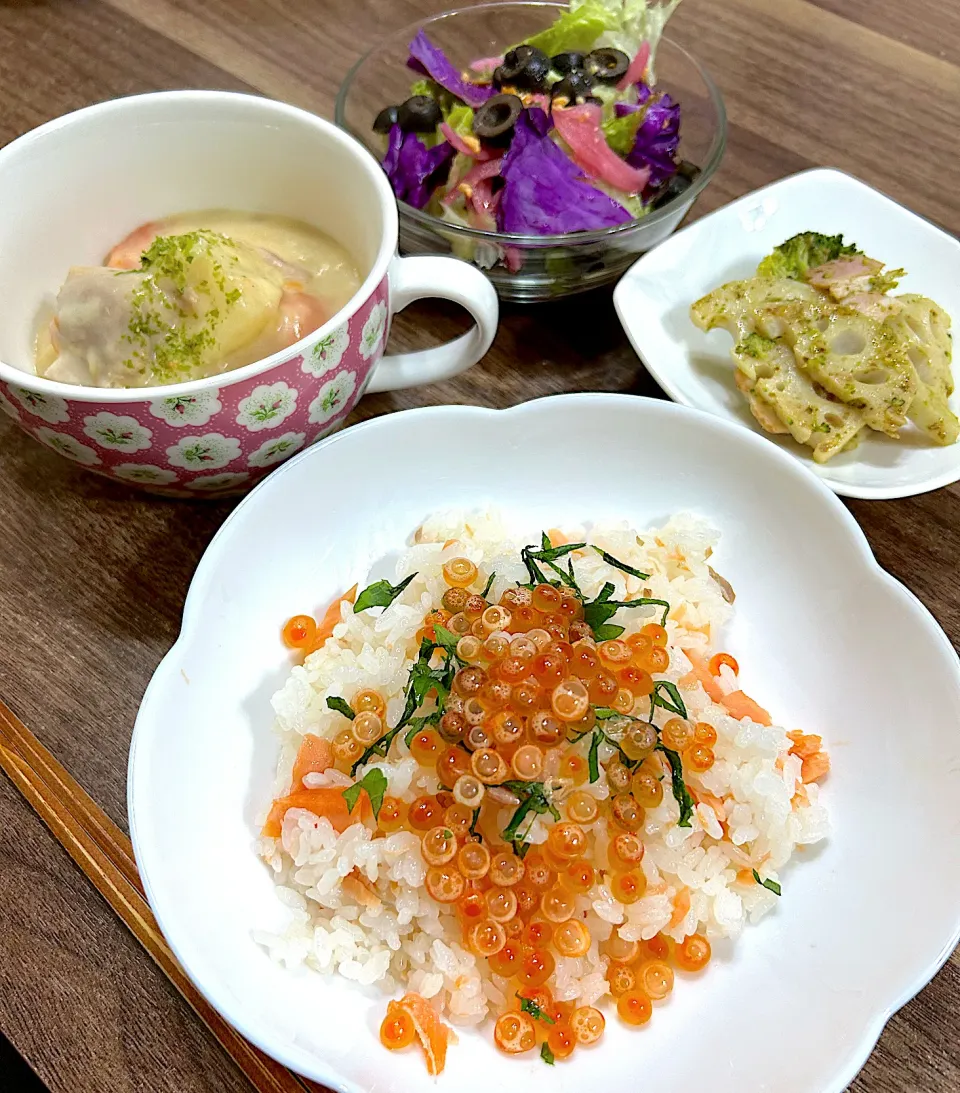 鮭といくらの散し寿司|ゆりちさん