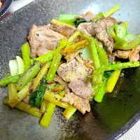 豚肉とアスパラの中華風塩炒め|woocofaさん