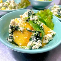 和歌山の種なし柿で白和え|shikaさん