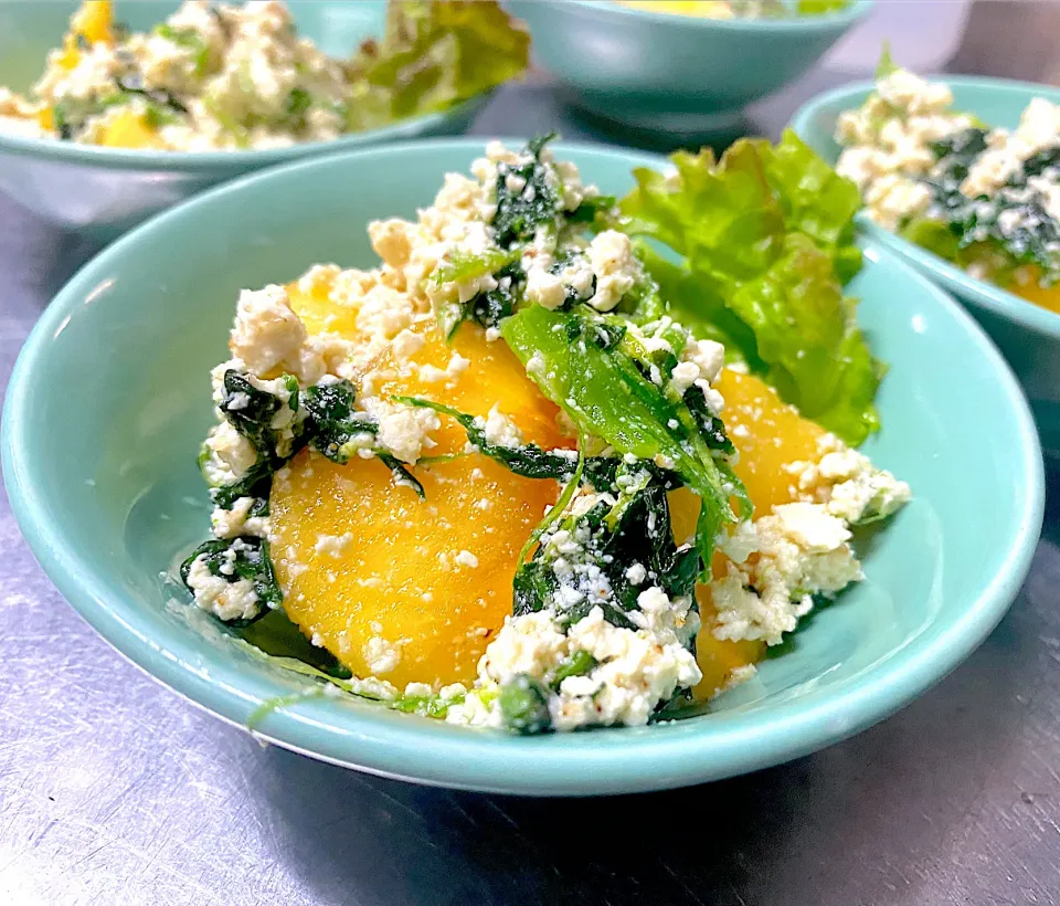 和歌山の種なし柿で白和え|shikaさん