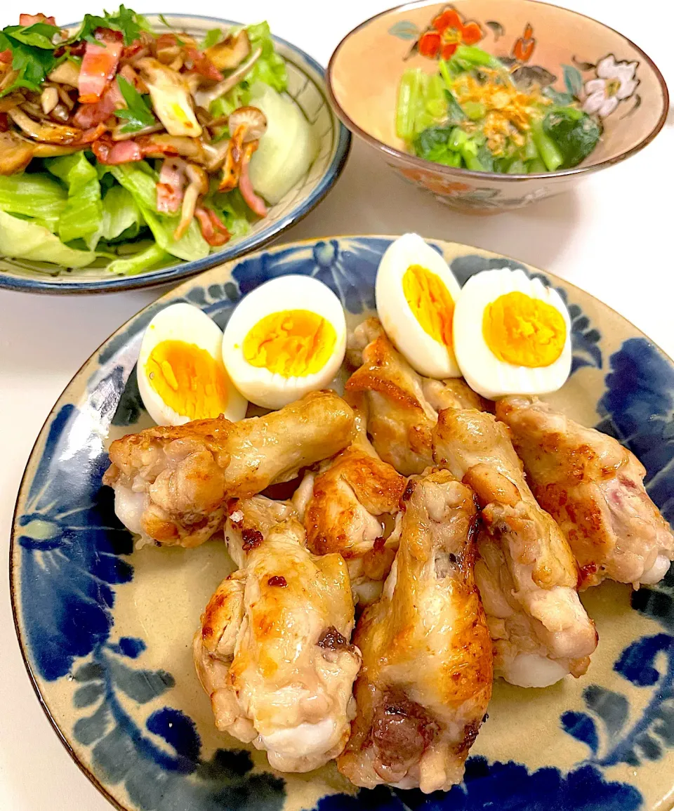 手羽先のガーリックソルト焼き|Nagashima  Yukoさん