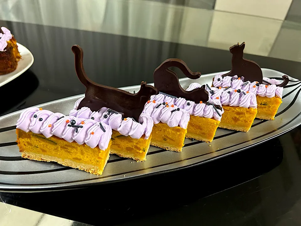 Halloween🎃かぼちゃのタルト|休日限定ままさん