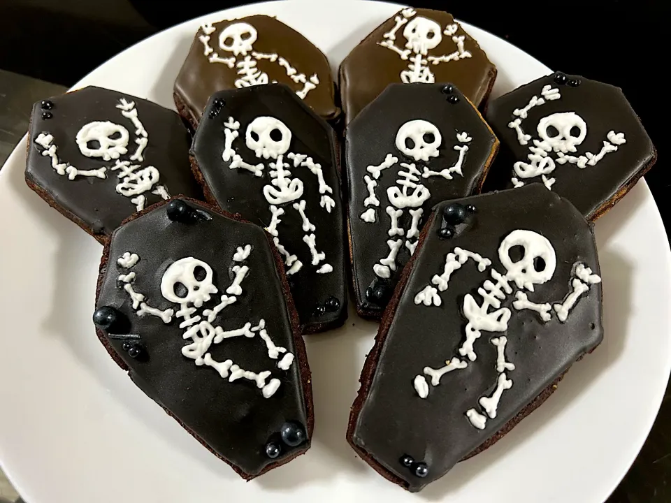 Halloween💀ココアチョコチップクッキー|休日限定ままさん