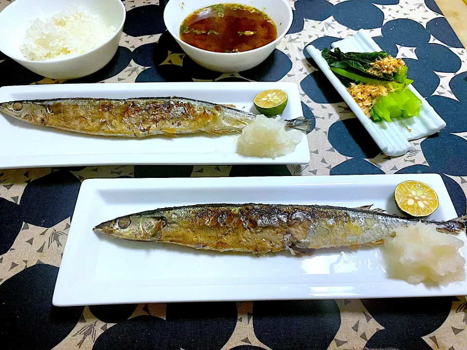 ももさんの料理 秋刀魚の塩焼き|ももさん