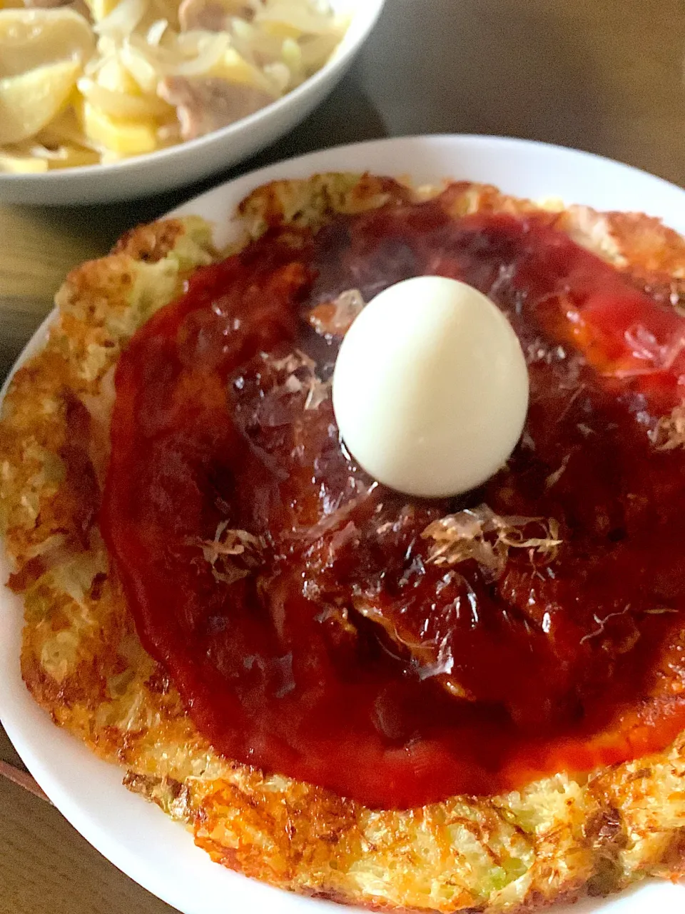 長芋100%お好み焼き|のんさんさん