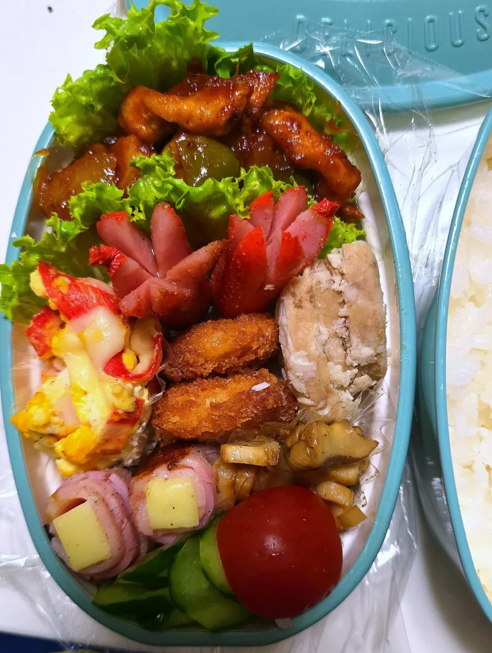 豚ロースの酢豚風弁当🍱|みみさん