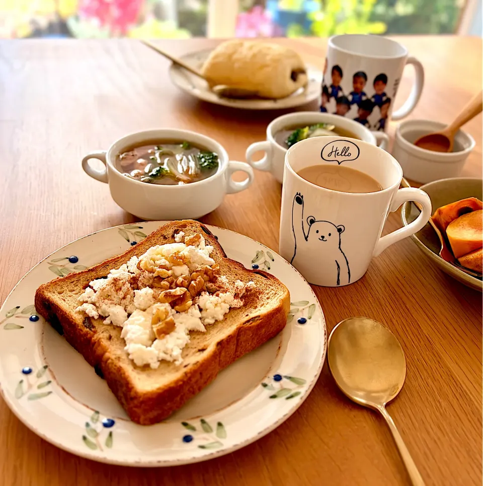 はちみつとシナモンの朝トースト|kaeさん