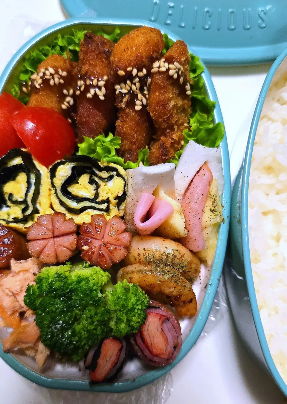 チキンカツ弁当🍱|みみさん