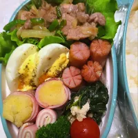 青椒肉絲弁当🍱|みみさん