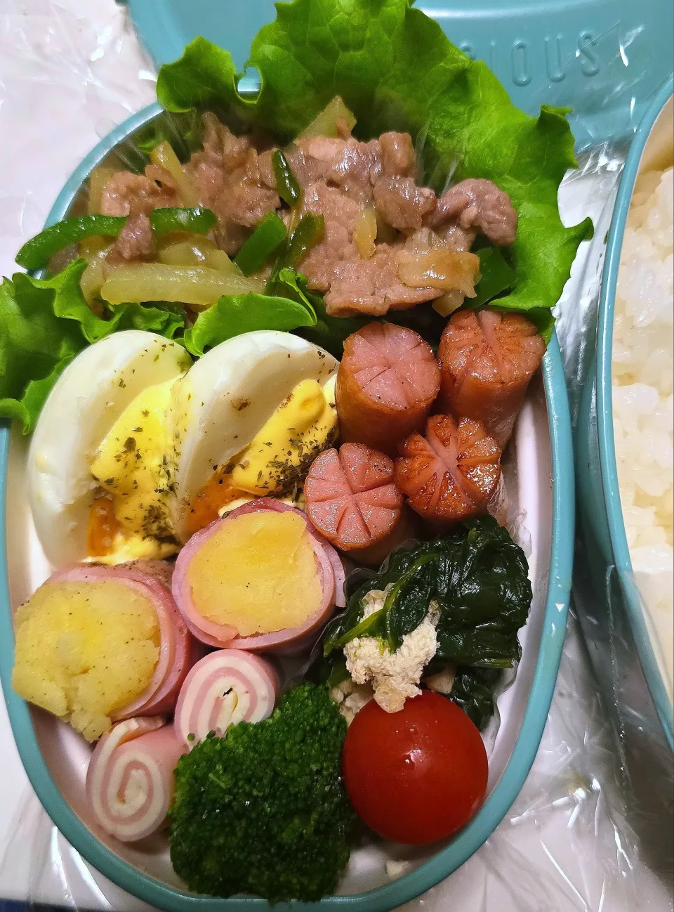 青椒肉絲弁当🍱|みみさん