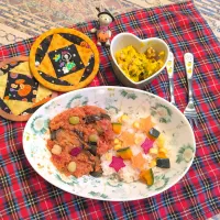 ハロウィン簡単プレート🎃|naonaomimichanさん