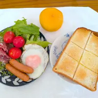 11/1の朝ごはん　夫バージョン|卯月さん