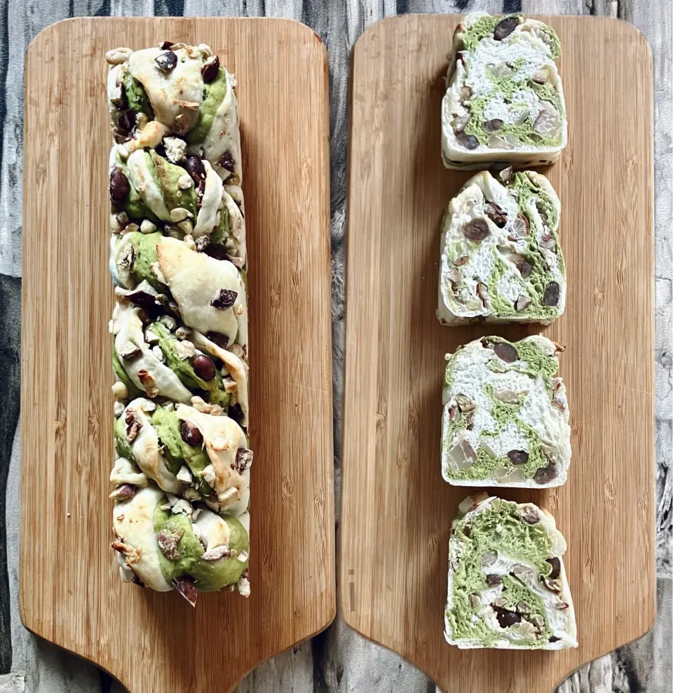 抹茶マーブルブレッド|izoomさん