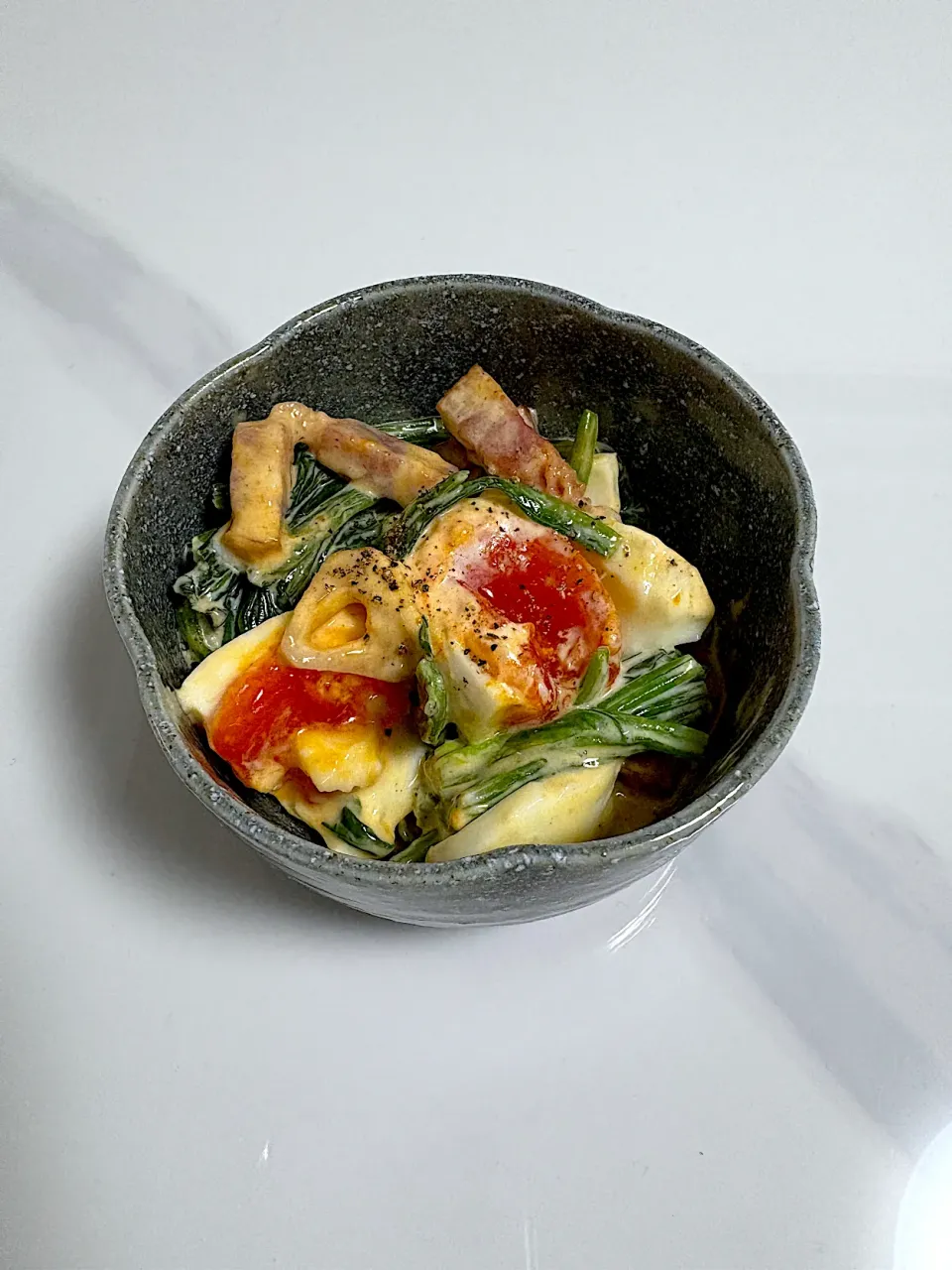 ほうれん草のサラダ|なみさん