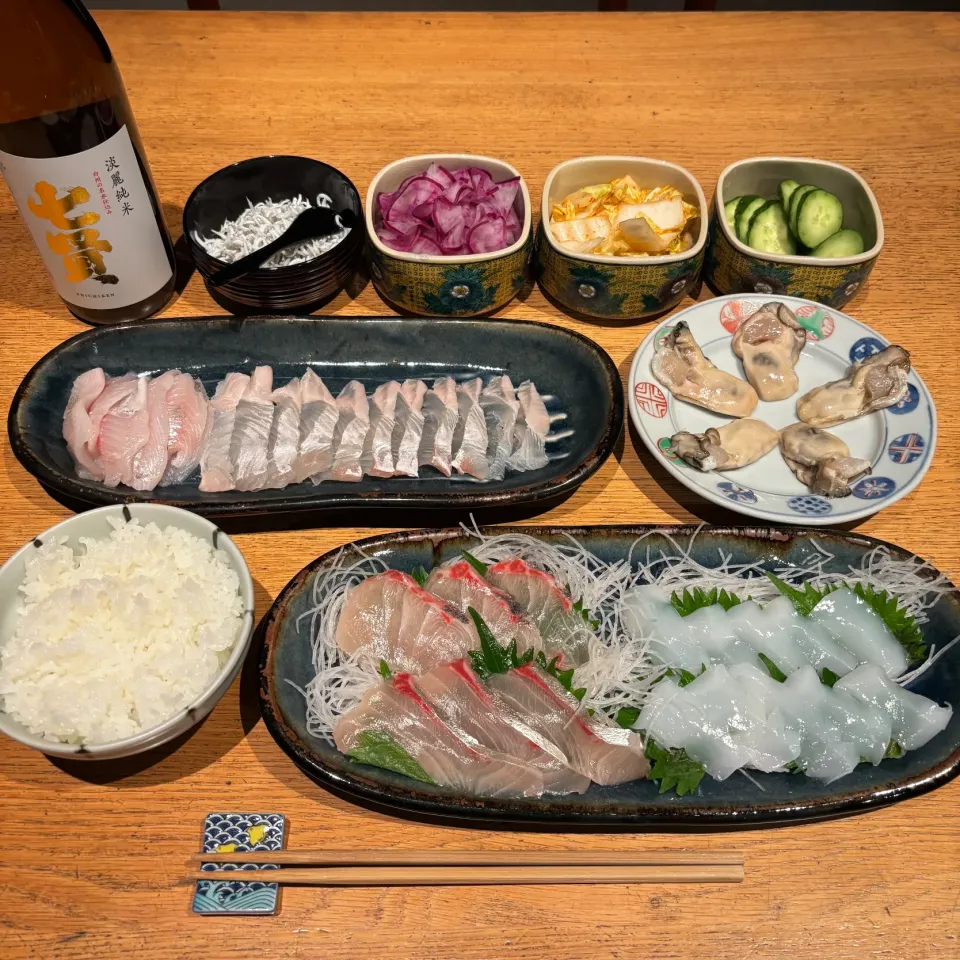 旬魚の刺身膳|ぶりぞうさん