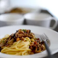 舞茸のパスタ|てつやさん