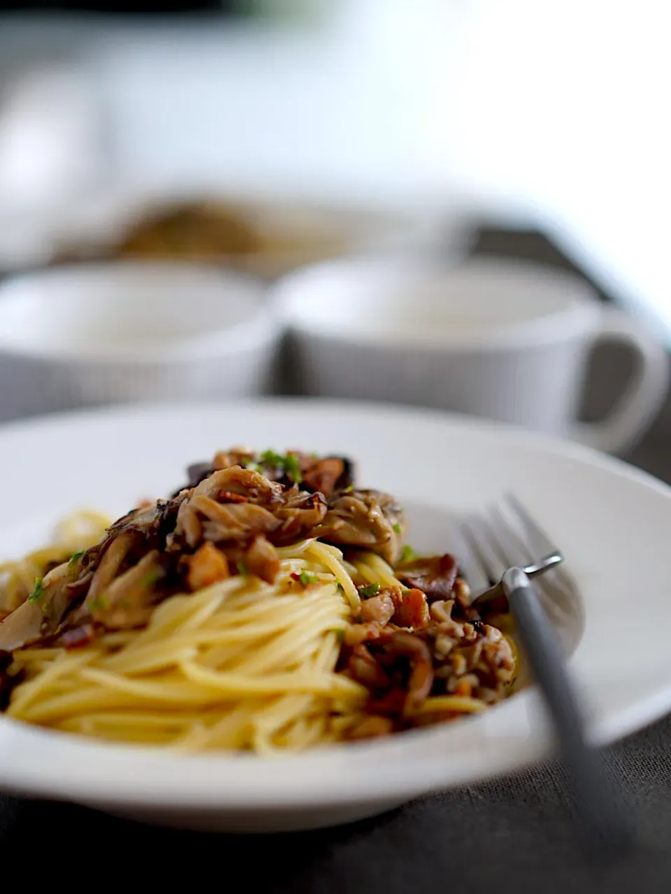 舞茸のパスタ|てつやさん