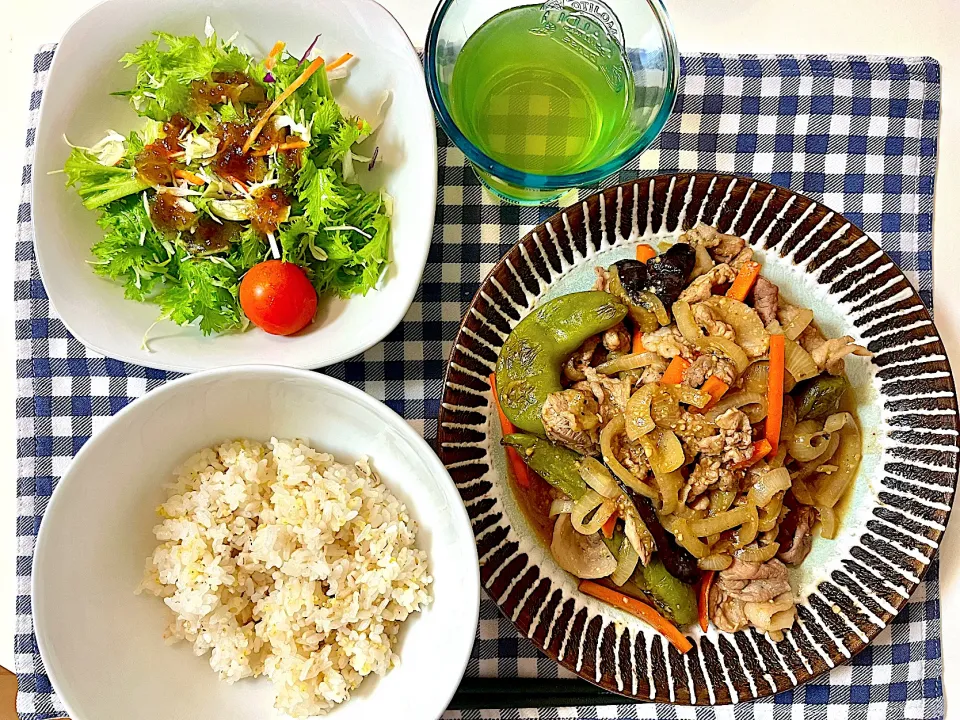 甘長とうがらしと豚肉の味噌炒め|リヒトさん