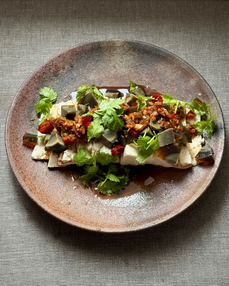 まる(丸大豆)さんの料理 ピータン豆腐|まる(丸大豆)さん