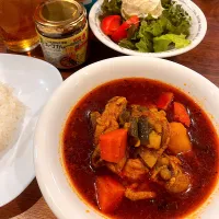 北海道土産の第二弾。スープカレールーで作った「スープカレー」|Hiro Yanさん