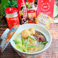 🌏『世界の食卓探検の旅』🇹🇼台湾料理
【🇹🇼肉団子入り春雨スープ】|ayaさん