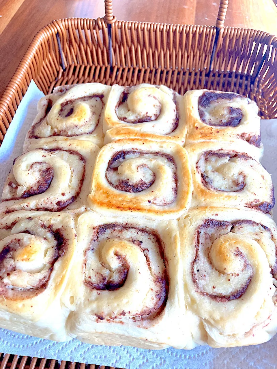 さつまいも&あんこの渦巻きちぎりパン|ピンキーさん