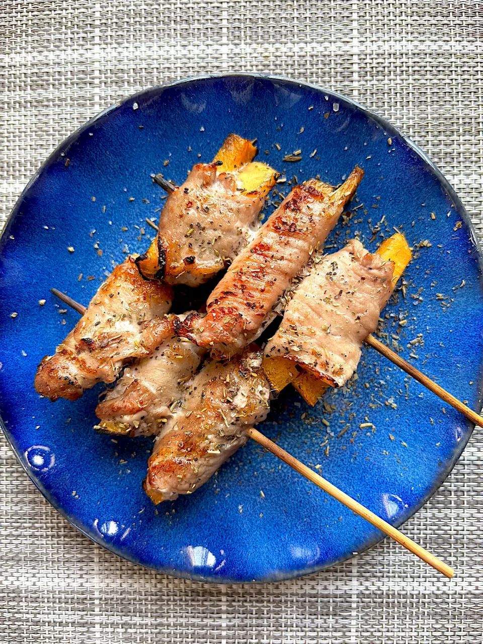 秋の味覚の串焼き|栃倉 直人さん