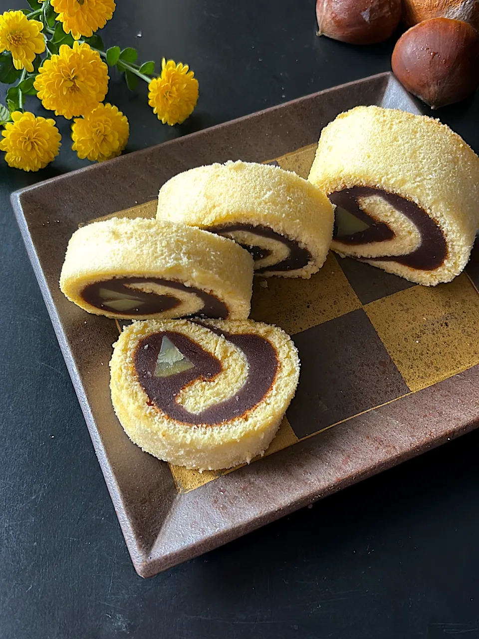 羊羹ロール ~シベリア風|とんちんさん